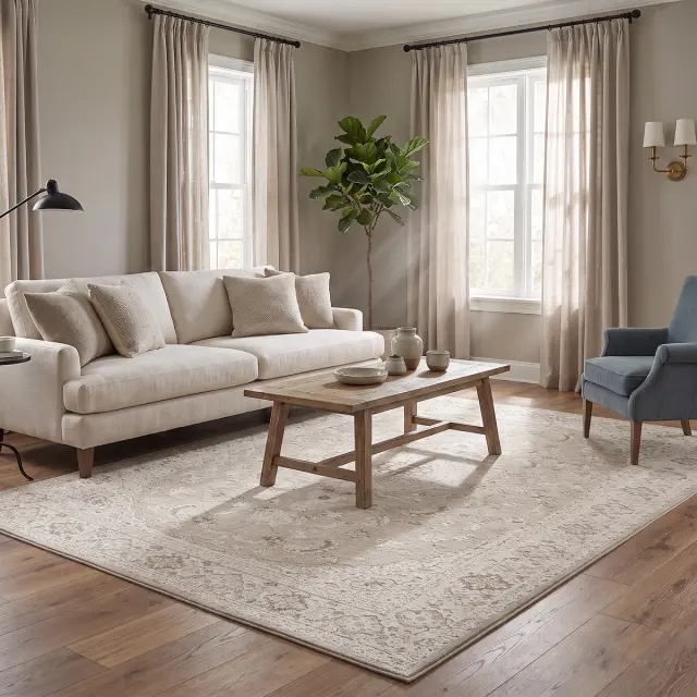 Beauty Home Χαλί Mirage Art 9846 160x230 Κρεμ,Μπεζ 2