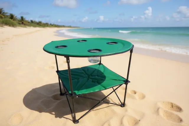 Πτυσσόμενο τραπέζι camping υφασμάτινο - 2031 - 170150 - Green 3