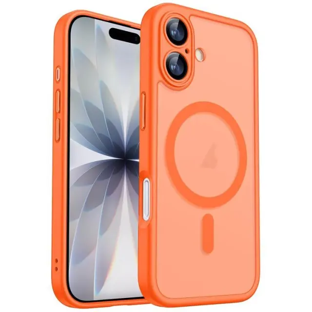 Frosted Magsafe Θήκη για iPhone 17- Orange OEM