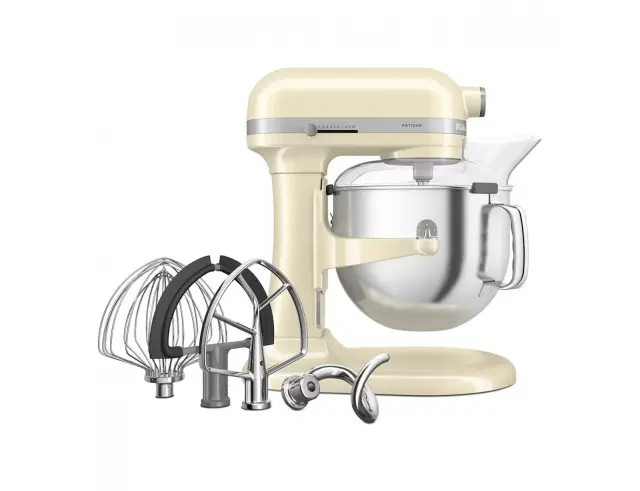Κουζινομηχανή KitchenAid Artisan Bowl Lift 5KSM70SHXEAC με ισχύ 375W, 11 ταχύτητες και χωρητικότητα 6.6L - Almond Cream5KSM70SHXEAC