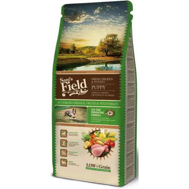 Sam's Field Low Grain Puppy Fresh Chicken & Potato 13Kg Μονόχρωμο