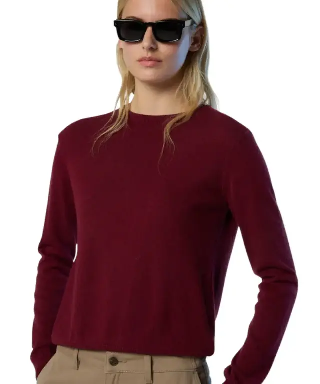 North Sails - Γυναικείο Πουλόβερ Cashmere Blend Sweater 095510-000-0240 Μπορντό 2