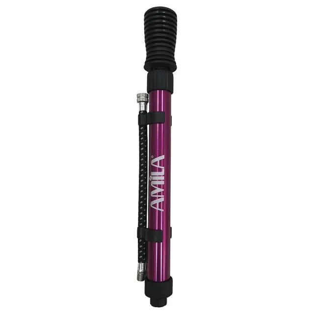 Τρόμπα Χεριού 20.3cm AMILA Διπλής Ενέργειας (40 psi) Μοβ
