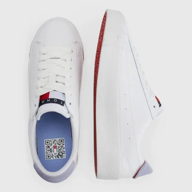 Tommy Hilfiger - Γυναικεία Sneakers Vulcanized Leather EN0EN02030-0K4 Λευκό - 41 3