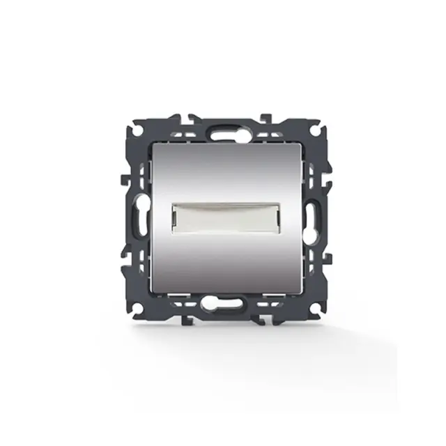 PRIME ΜΠΟΥΤΟΝ ΕΠΙΓΡΑΦΗΣ & LED ΛΥΧΝΙΑ 12VAC ΜΕ ΚΛΙΠ ΠΛΑΣΤΙΚΟ MAT ΑΛΟΥΜΙΝΙΟ 1P 10A 250VAC IP20 / 1000112103