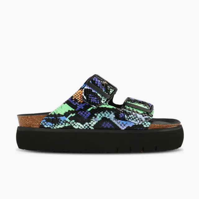 Genuins Πέδιλα Γυναικείο Vegan Peta Prints GEN/HONOLULU PLATFORM G106334 SAFFRON