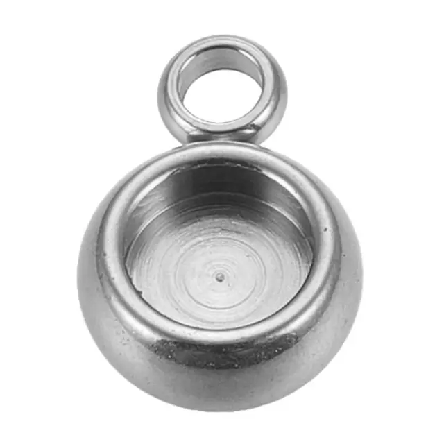 Κρεμαστό Καστόνι 9x6.5x3mm (Καστόνι 4mm) Ανοξείδωτο Ατσάλι 304 - 5τεμ