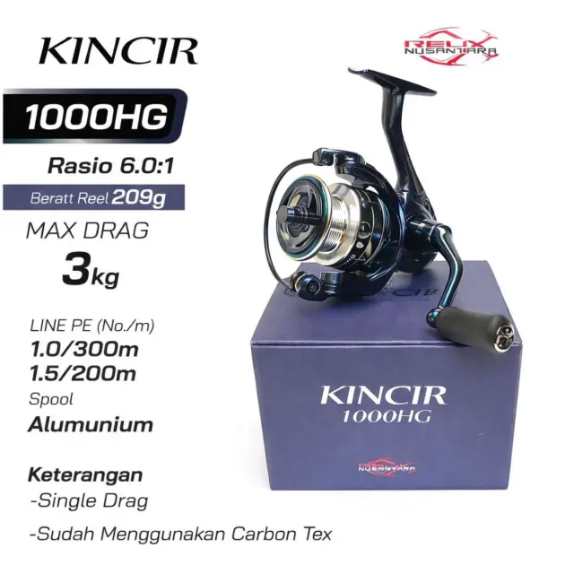 RELIX KINCIR – Μηχανισμός ψαρέματος - 1000HG