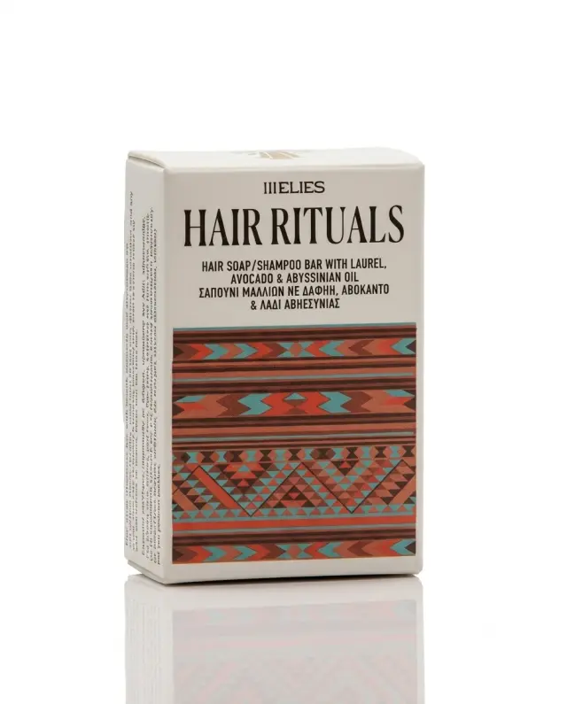 111ELIES HAIR RITUALS Στέρεο Σαμπουάν για Όλους τους Τύπους Μαλλιών 100gr (Δάφνη, Αβοκάντο, Λάδι Αβησσυνίας)