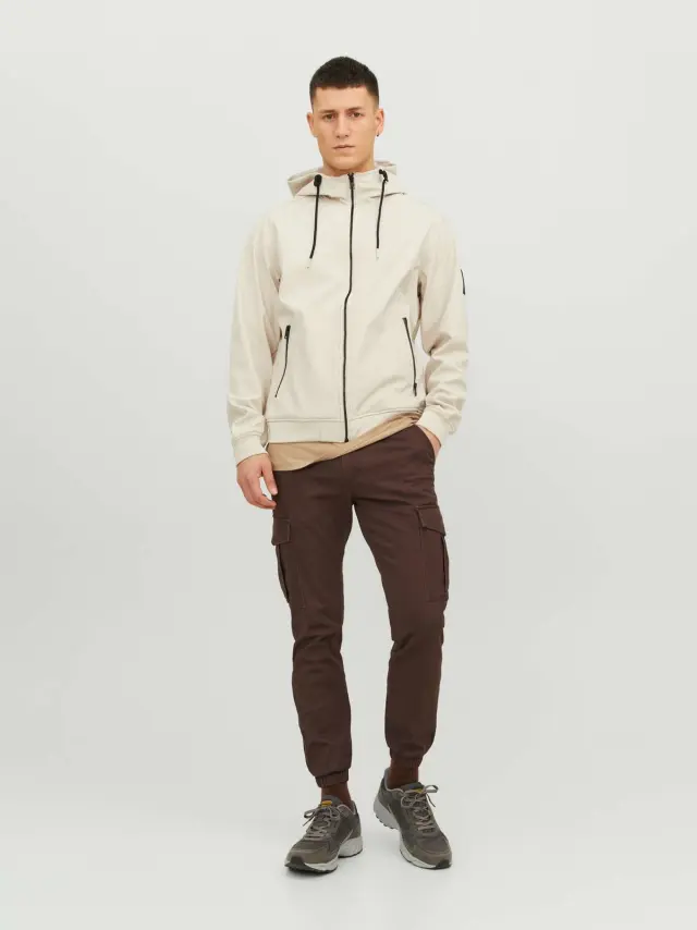 JJEBASIC SOFTSHELL HOOD NOOS Moonbeam 2