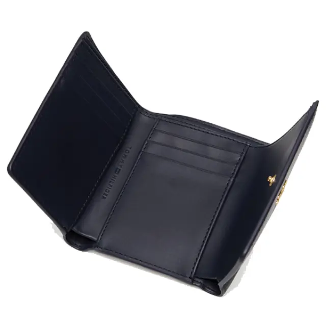 Tommy Hilfiger TH Icon Μεσαίο Γυναικείο Πορτοφόλι Navy Blue 2