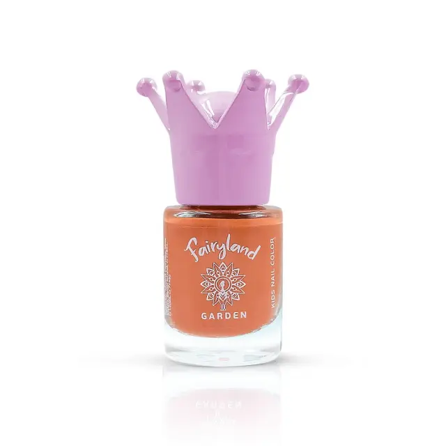 Garden of Panthenols Fairyland Nail Polish Orange Rosy 2 Παιδικό Βερνίκι Νυχιών με Άρωμα Φράουλα, 7.5ml