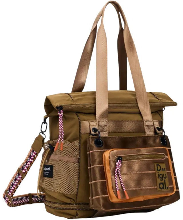 Desigual - Γυναικεία Τσάντα Πλάτης Lunivelle Voyager 26WAKY09-3122 Καφέ 3