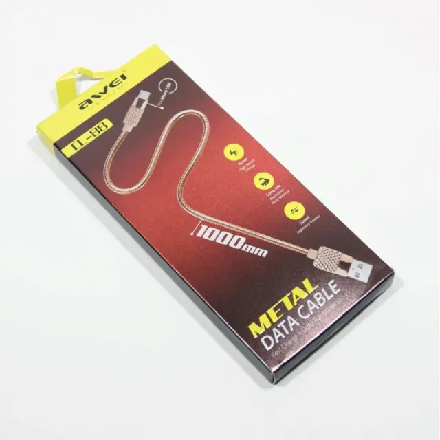 MICRO USB ΚΑΛΩΔΙΟ 2.1A ΦΟΡΤΙΣΗΣ ΚΑΙ ΜΕΤΑΦΟΡΑΣ ΔΕΔΟΜΕΝΩΝ AWEI PH-CL-88 3