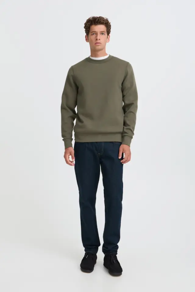 Casual Friday Aνδρικό SEBASTIAN Φούτερ – Khaki - XXL 3