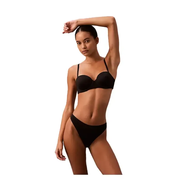 Calvin Klein Γυναικείο Thong Perfectly Fit, Χρώμα Μαύρο