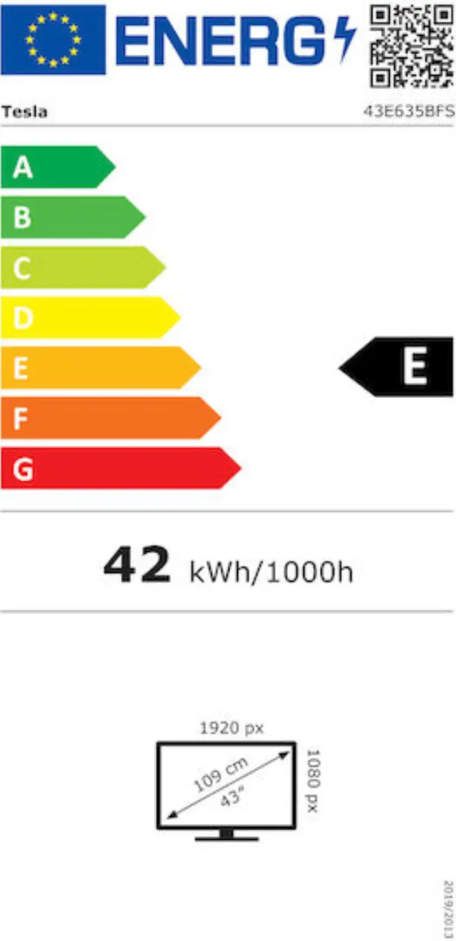 Tesla Smart Τηλεόραση 43" Full HD LED Series 6 HDR (2023) 43E635BFS 2