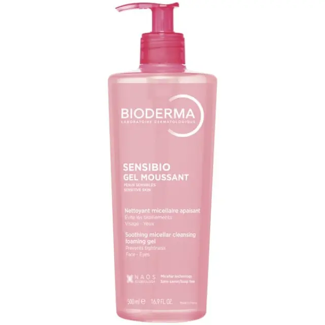 Bioderma Sensibio Καταπραϋντικό Αφρώδες Τζελ Καθαρισμού για Ευαίσθητες Επιδερμίδες 500ml