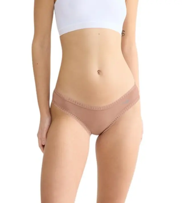 Sloggi Γυναικείο Slip GO Crush Mini - Τριπλό Πακέτο, Χρώμα Cameo Brown 2