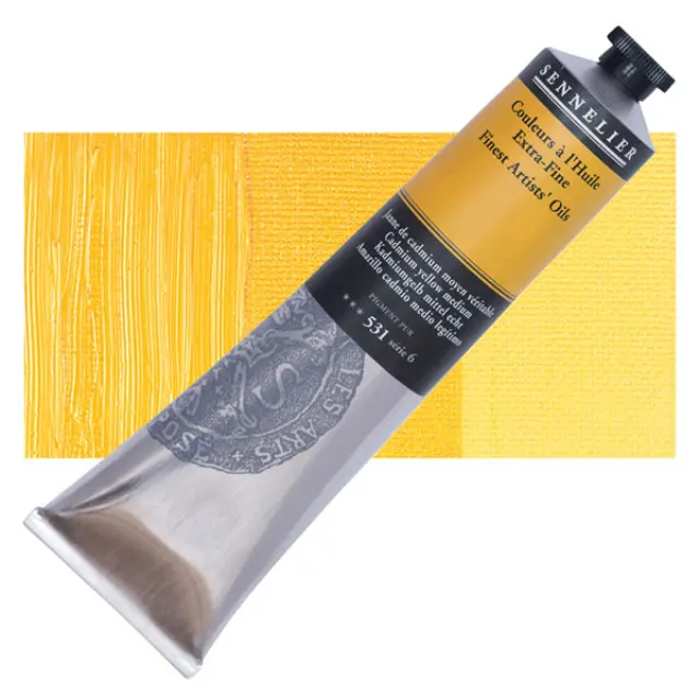 Sennelier Λάδι Finest Artists Oil 531 Cadmium Yellow Medium - 200ml