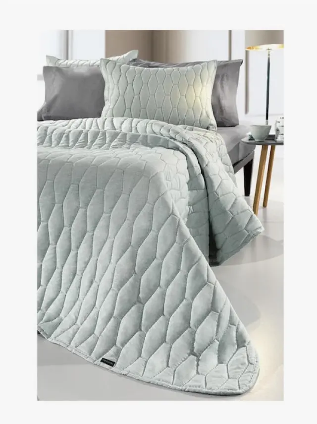 ΚΟΥΒΕΡΛΙ DIAMANTE OCEAN 160X140 ΗΜΙΔΙΠΛΟ ΚΑΙ ΜΑΞΙΛΑΡΙ 48Χ48 (ΣΕΤ 2ΤΜΧ) GUY LAROCHE