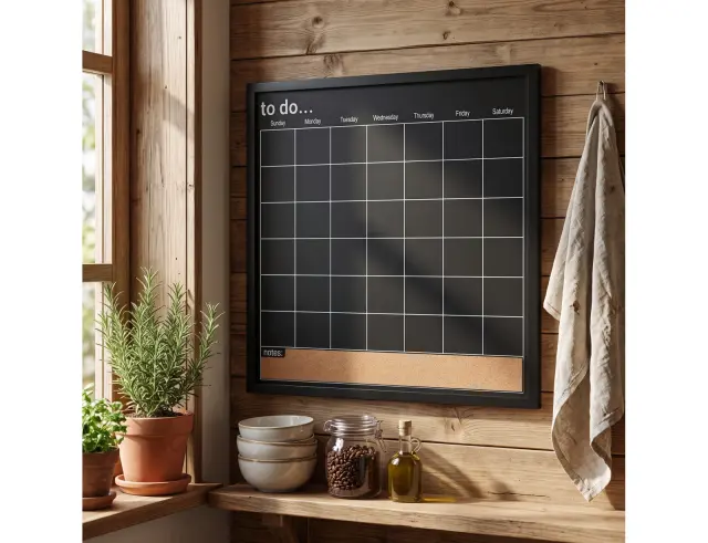 Εβδομαδιαίο Planner ArtiCasa με διαστάσεις 56x56x1,5cm - Μαύρο 9610000000000000