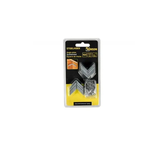 Γωνιακές Πλάκες Benson 16 Τεμαχίων 25 x 25 x 14,5 mm