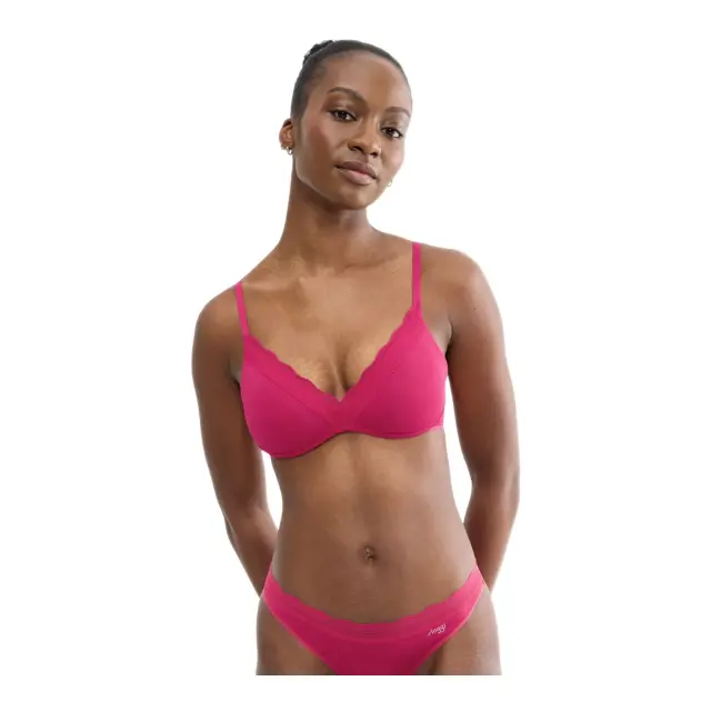Sloggi Γυναικείο Σουτιέν GO Blush PU, Χρώμα Berry - XL
