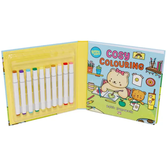Sunny Vibes: Cosy Colouring Kit / Sam Jayne (Ψυχογιός) 3