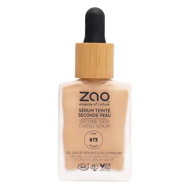 Zao Organic Tinted Serum – Βιολογικός Ορός με Χρώμα - Zao 873 Tinted Serum