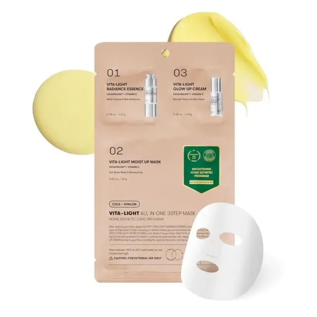 Vt Cosmetics - Vita-light All In One 3step Mask