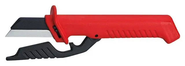 Knipex 9856 Γδάρτης καλωδίων με λάμα και πλαστική λαβή No190mm 2