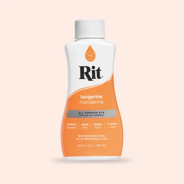 RIT DYE Liquid All-Purpose Βαφή Υφασμάτων – Tangerine 236ml 2