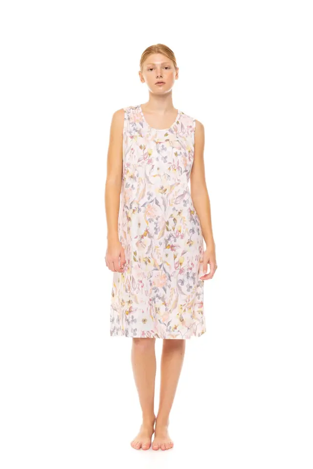 S1483 - Type - NIGHTGOWN CLASSIC FLORAL ROSE