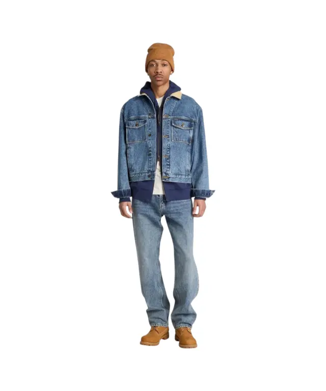 Timberland - Ανδρική Φούτερ Ζακέτα Exeter River Logo TBC0YHB8-AIH Μπλε - 2XL 3