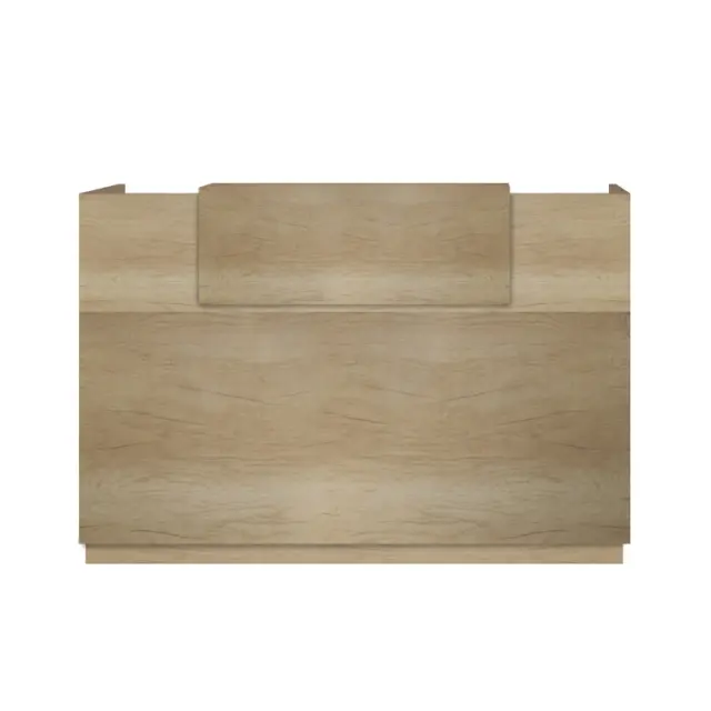 Γραφείο reception Lotus pakoworld σε χρώμα φυσικό 140x70x110εκ 2