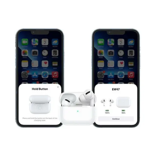 EW47 Earbud Bluetooth Handsfree Ακουστικά με Θήκη Φόρτισης Λευκά 3