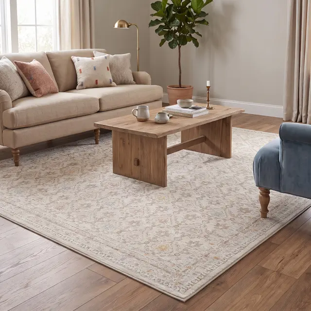 Beauty Home Χαλί Mirage Art 9842 Κρεμ,Μπεζ 133x190 2