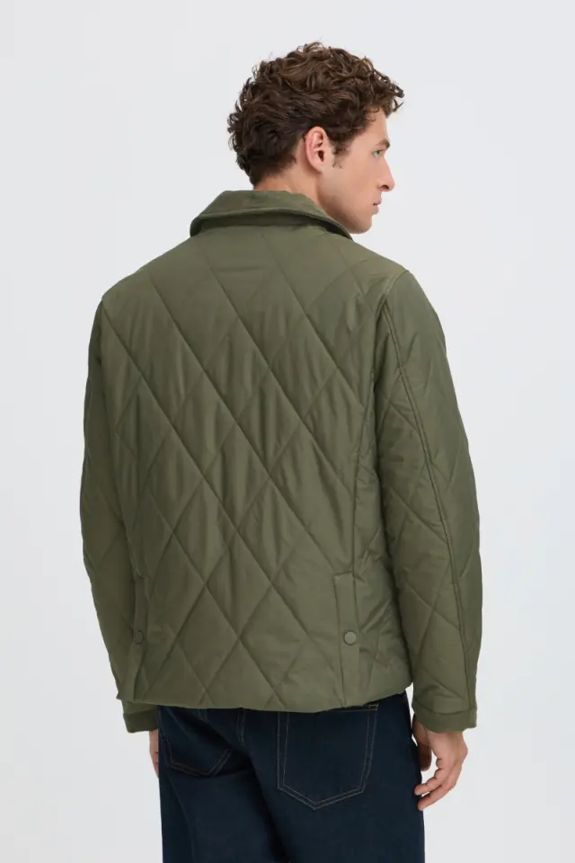 Casual Friday Ανδρικό BENJA Καπιτονέ Μπουφάν – Olive Green - XL 2