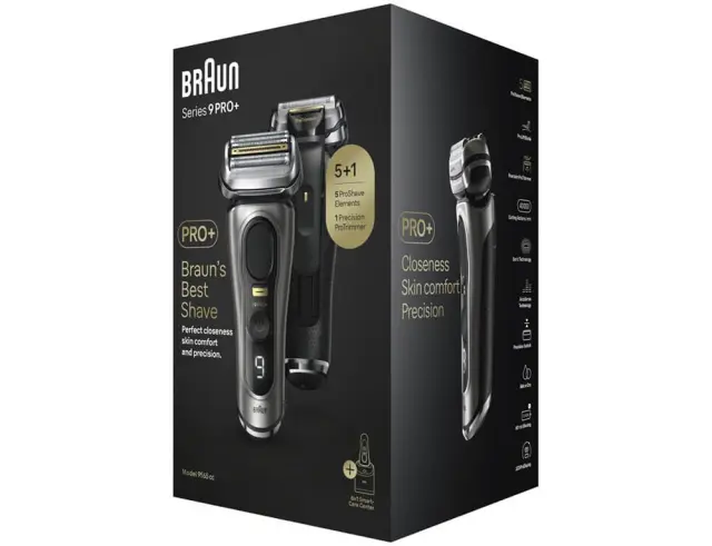 Επαναφορτιζόμενη Ξυριστική Μηχανή Βraun Series 9 Pro+ 9565CC με 5 κεφαλές9565CC 2