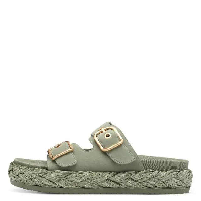 Παντόφλα Δερμάτινη Tamaris 1-27412-44-771 Sage - 36