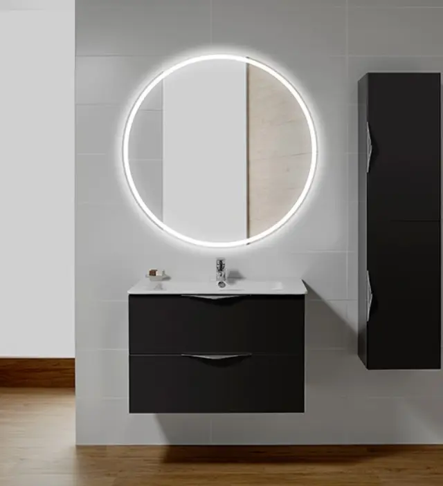 ΚΑΘΡΕΦΤΗΣ ΜΠΑΝΙΟΥ FOCCO UMA ΜΕ ΦΩΤΙΣΜΟ LED Φ-750ΜΜ