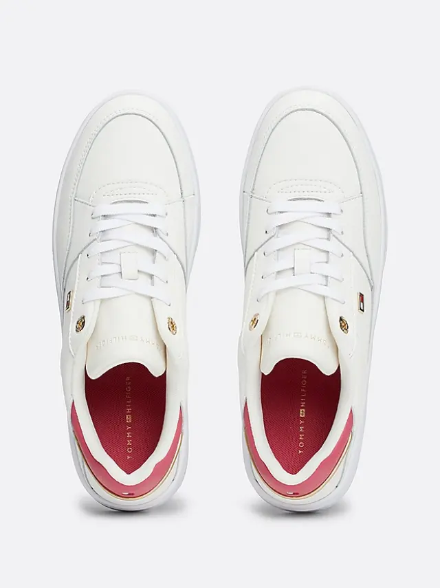 Tommy Hilfiger - Essential Basket Γυναικεία Sneakers FW0FW08261-0GA Λευκό 3