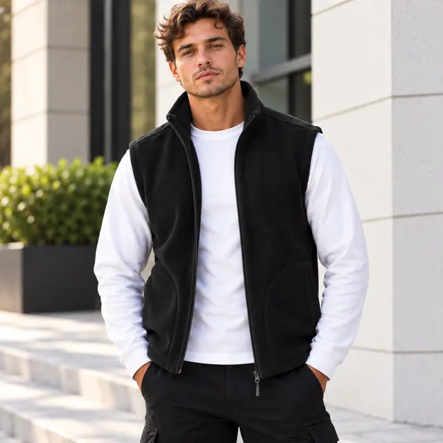 Αμάνικο Fleece Noshame® Μαύρο - 552610 - XXL