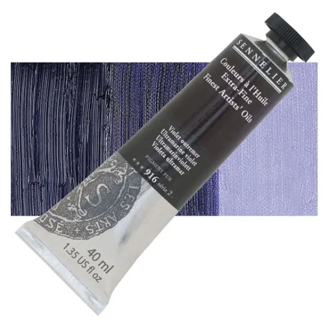 Sennelier Λάδι Finest Artists Oil 916 Ultramarine Violet - 40ml