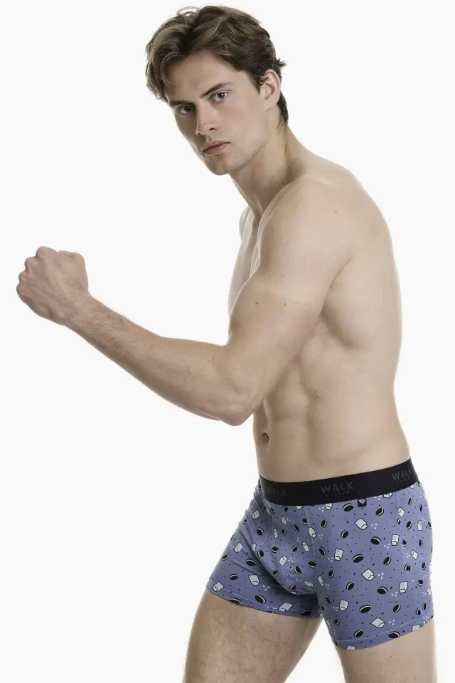 Πολύχρωμο boxer ανδρικό εσώρουχο με σχέδιο 3