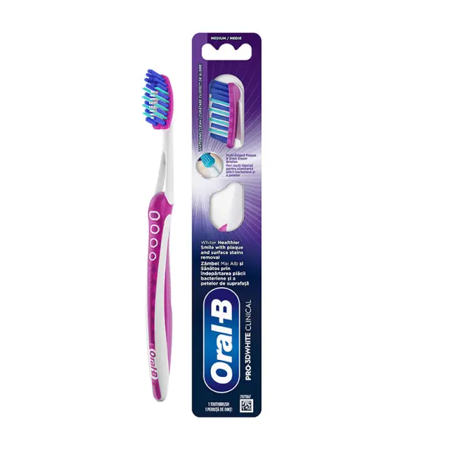 Oral-B Οδοντόβουρτσα Pro 3D White Clinical 1τεμ