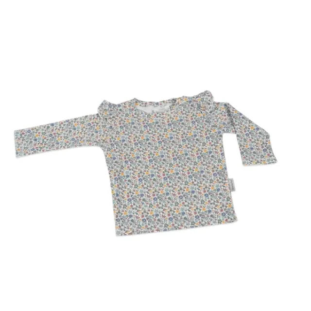 Walking Mum: Μπλούζα με Αντιηλιακή προστασία SPF50+ Flowers - 12 - 24 μηνών 3