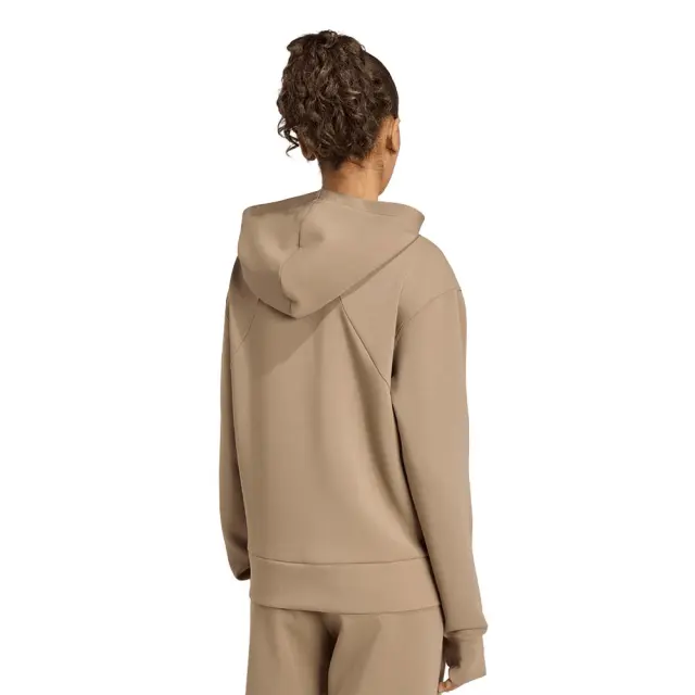 adidas Sportswear Women's Designed 4 Training Workout Full-Zip Hoodie Μπεζ KS3301 (adidas Sportswear) 2