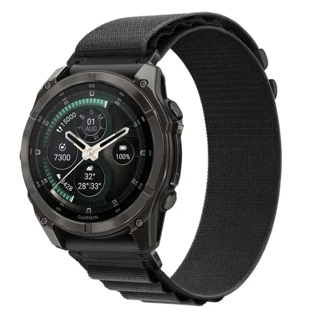 Tech-protect Nylon Pro Garmin Fenix 5x / 5x Plus / 6x / 6x Pro / 7x / 8 / 8 Pro / 9 / 9 Pro (51 Mm) Black 3